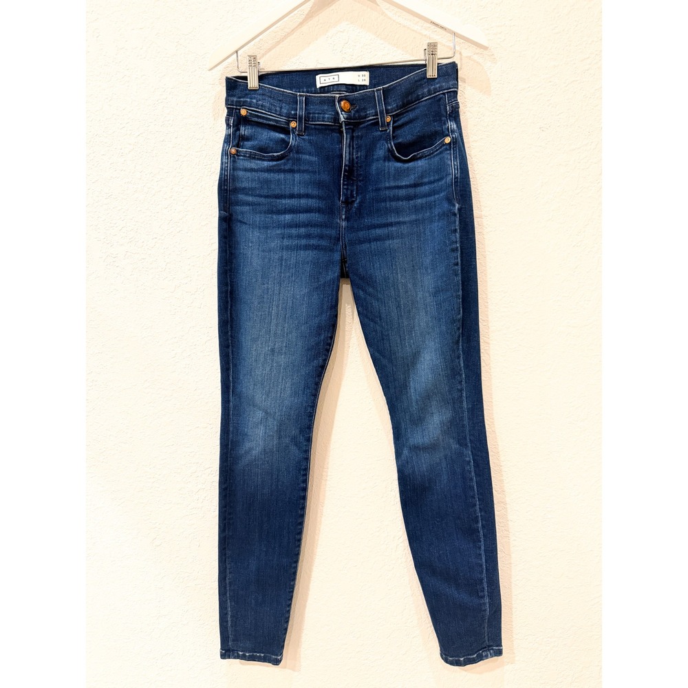 AYR The Chiller Jeans 30x28 Dark Indigo Skinny Stretch